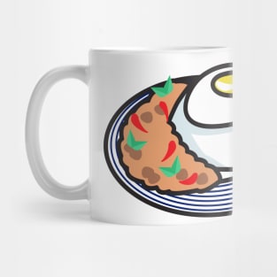 Phat kaphrao Breakfast Illustration Mug